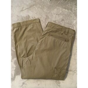Old Navy Cargo Pants Mens 38x30 Khaki Utility Pockets SPR04 Y2K‎ Skater Preppy